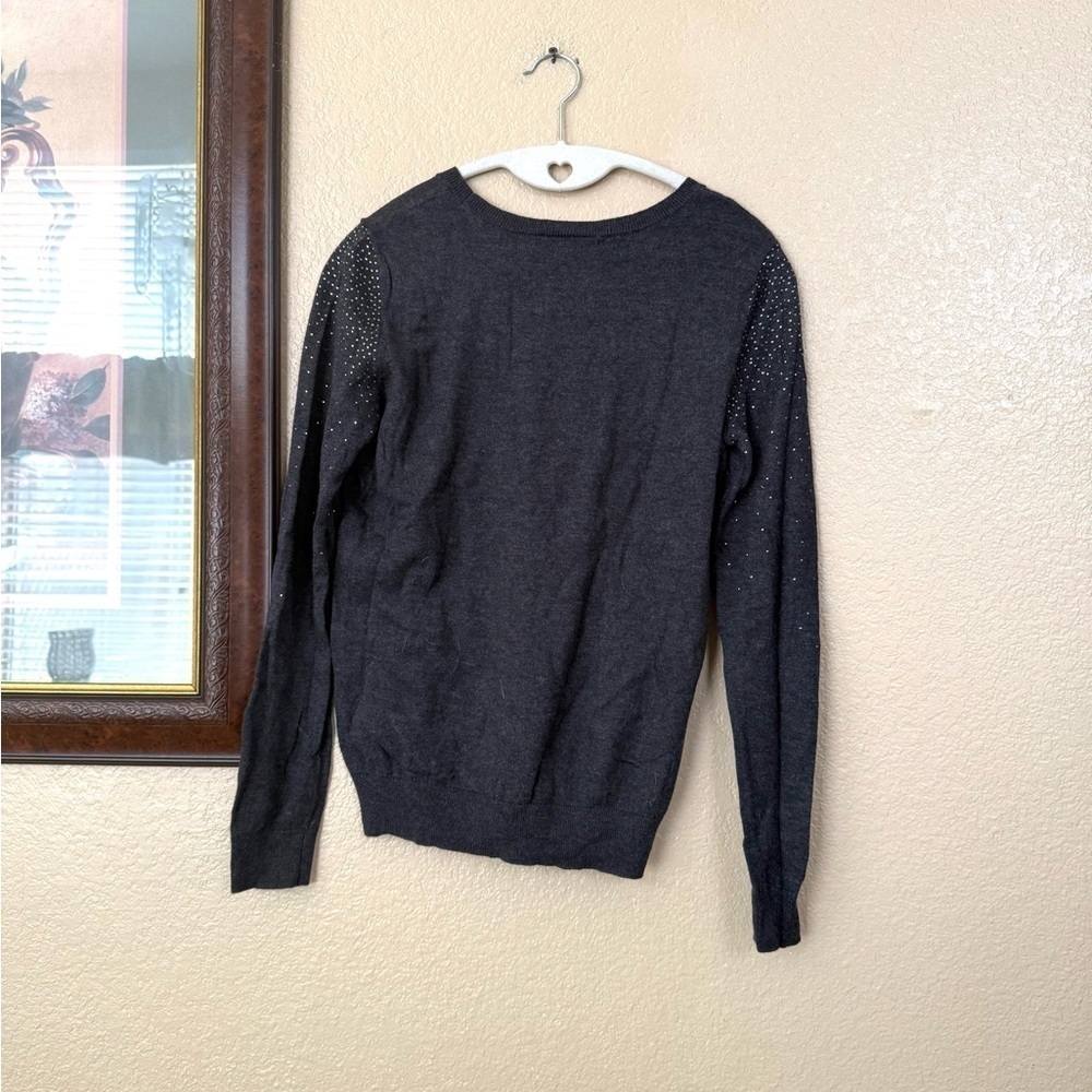 Loft Rhinestone Top Size Small - Picture 3 of 3